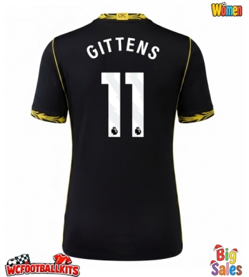 Chelsea Jamie Gittens #11 Replica Away Stadium Shirt for Women 2026-27 Short Sleeve